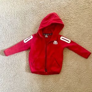 Italy made Kappa hoodie with zip